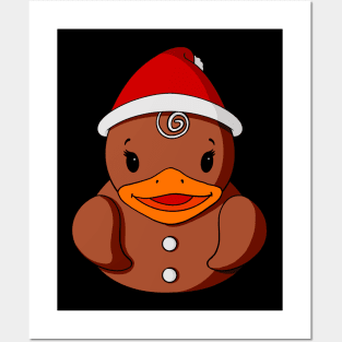 Gingerbread Rubber Duck Posters and Art